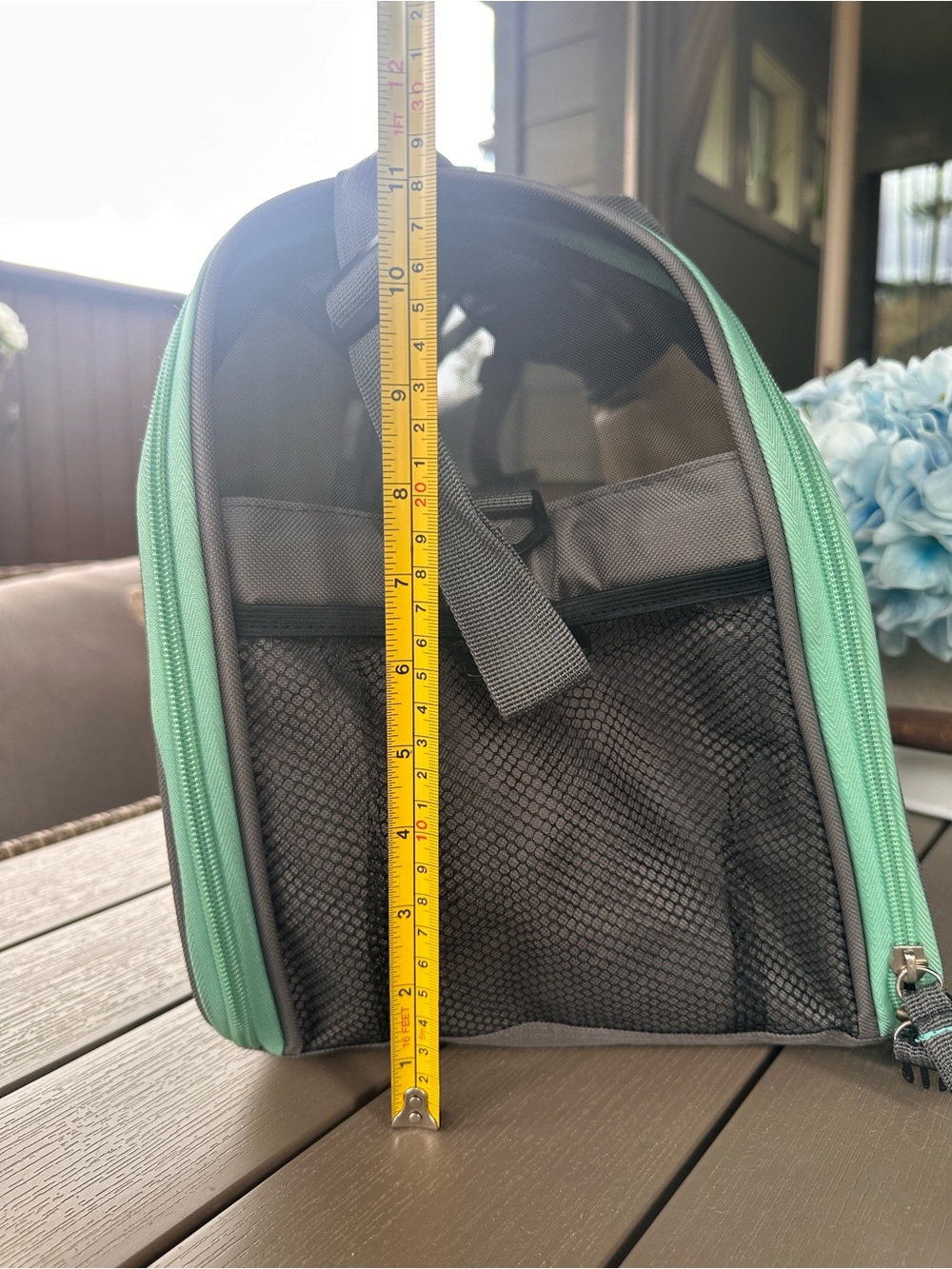 Teal Soft-Sided Small Pet Carrier - Picture 10 of 11